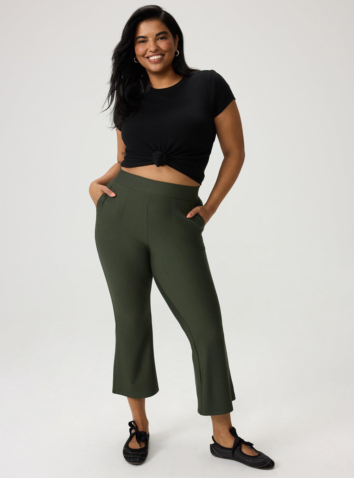 Crop Pocket Flare Legging, DEEP DEPTHS, alternate