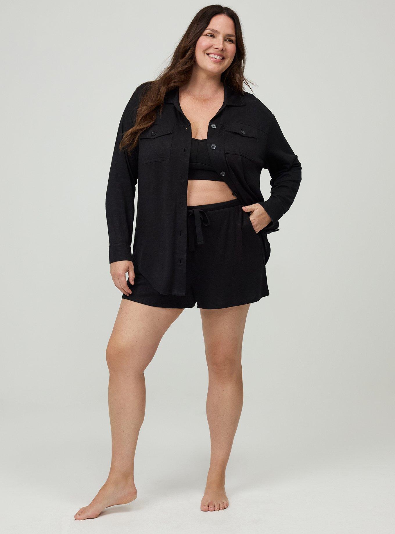 Hacci Sleep Short, DEEP BLACK, alternate
