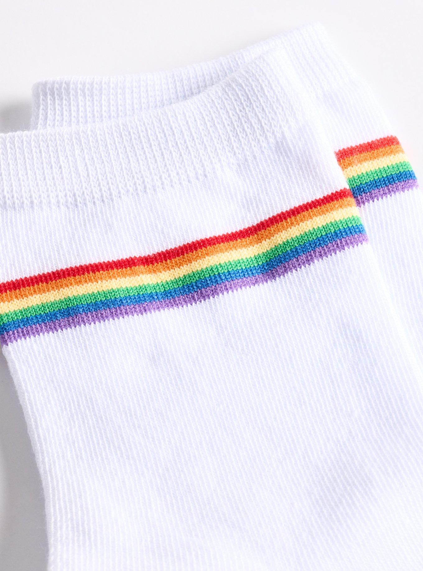 2-Pack Crew Socks, RAINBOW, alternate