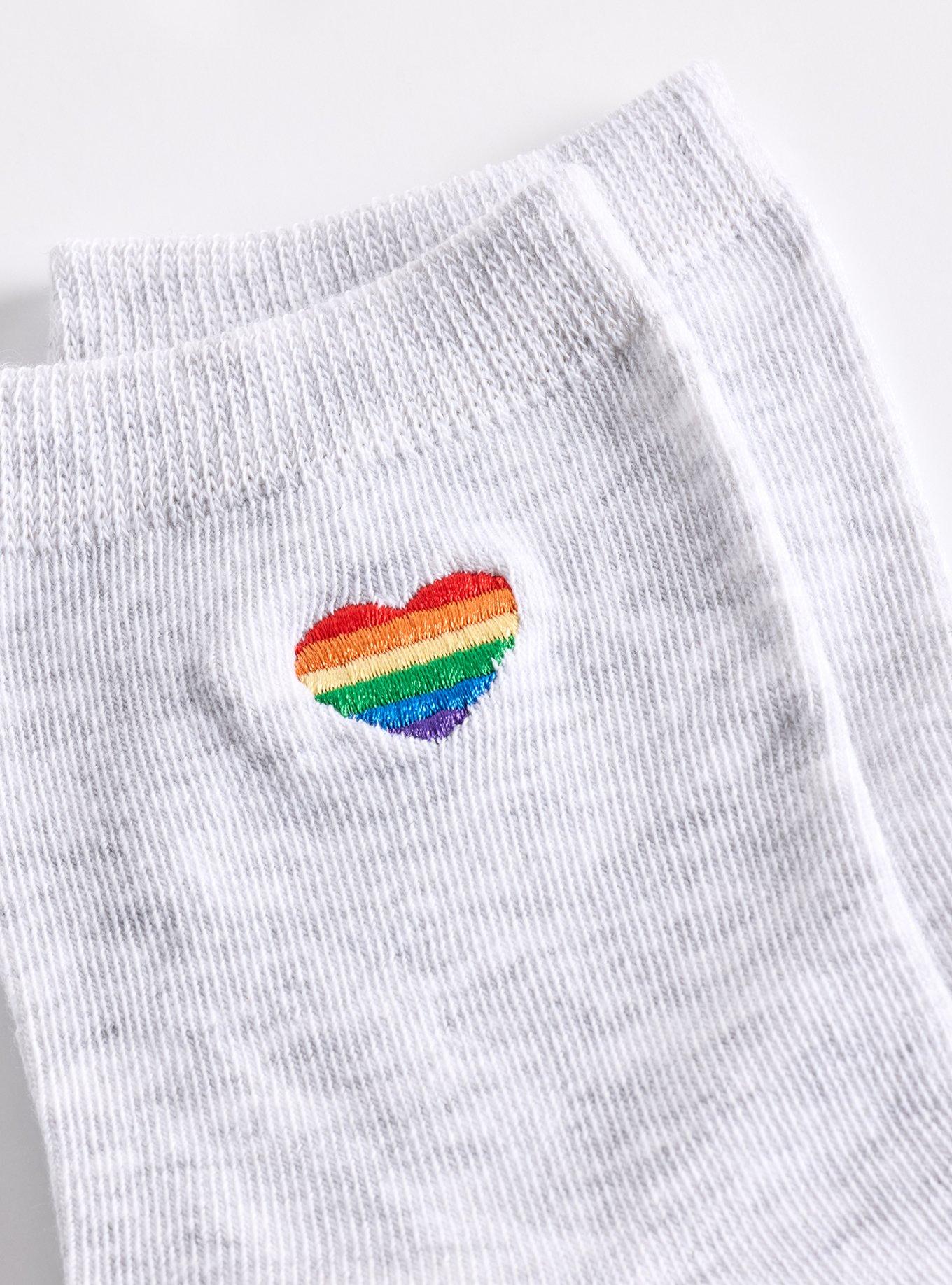2-Pack Crew Socks, RAINBOW, alternate
