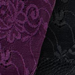 2-Pack Unlined Scoop Lace Trim Bralette, MULTI, swatch