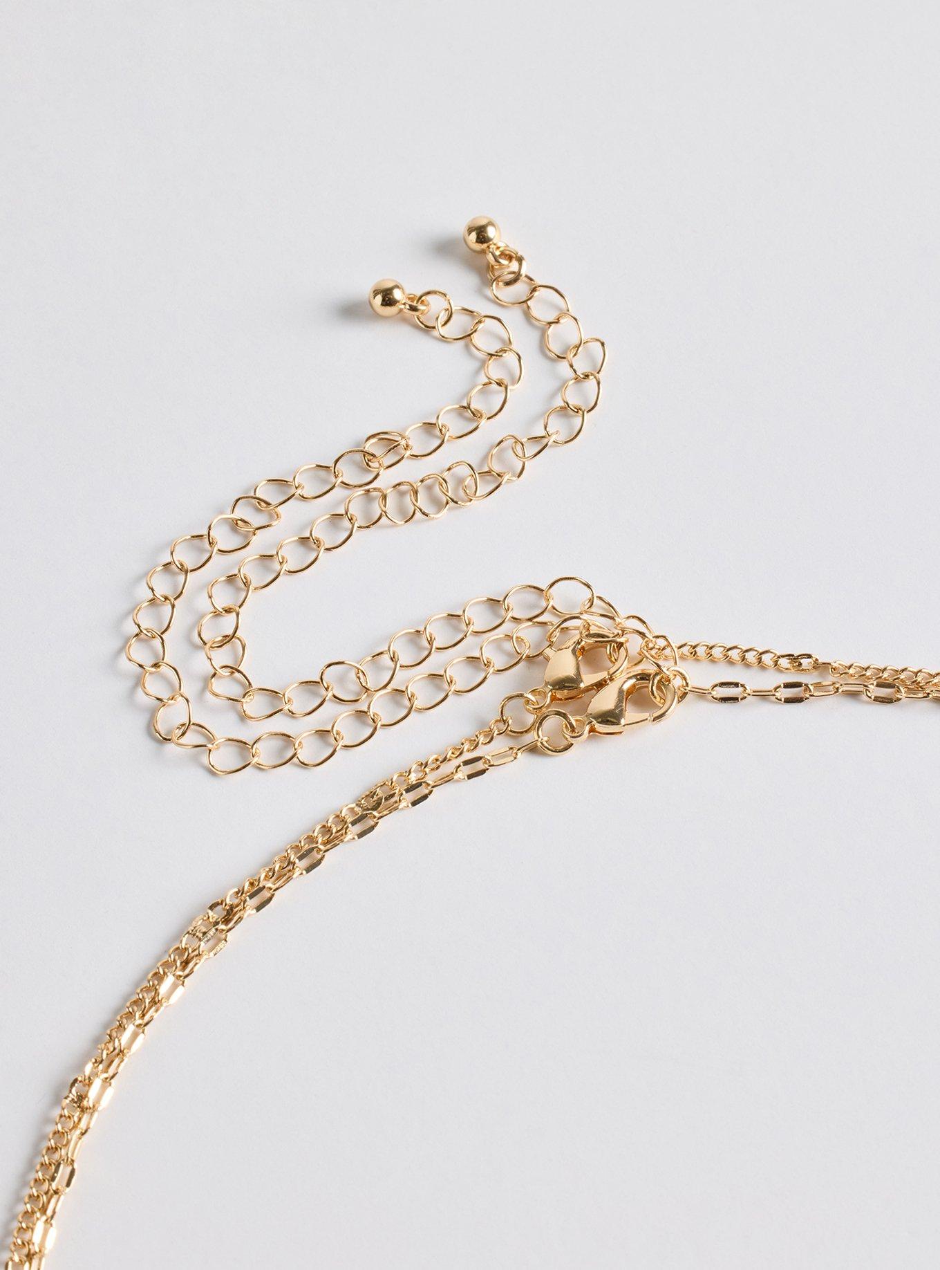 Clover Layered Necklace, , alternate