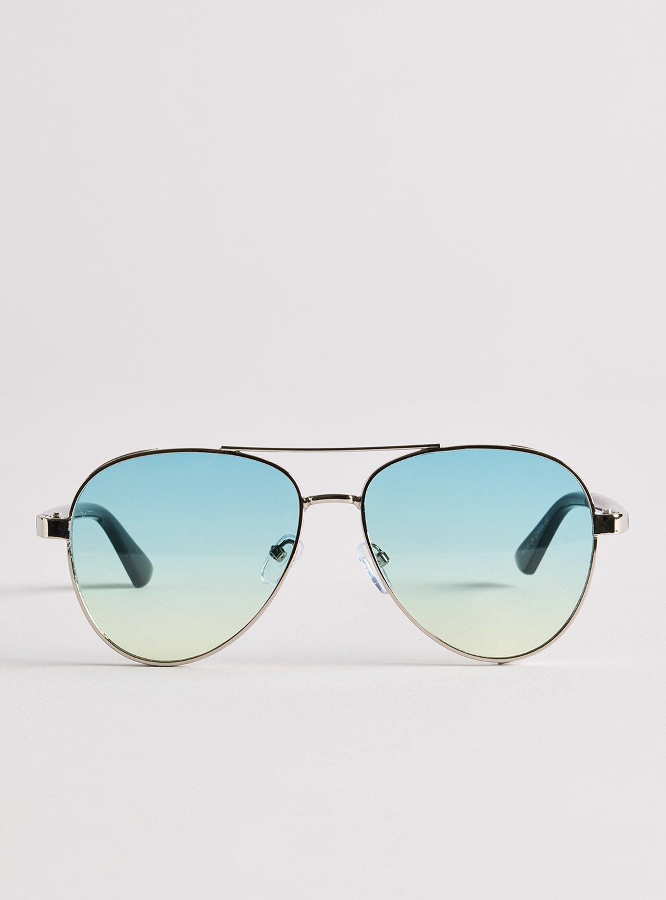 Aviator Ombre Lens Sunglasses, , hi-res