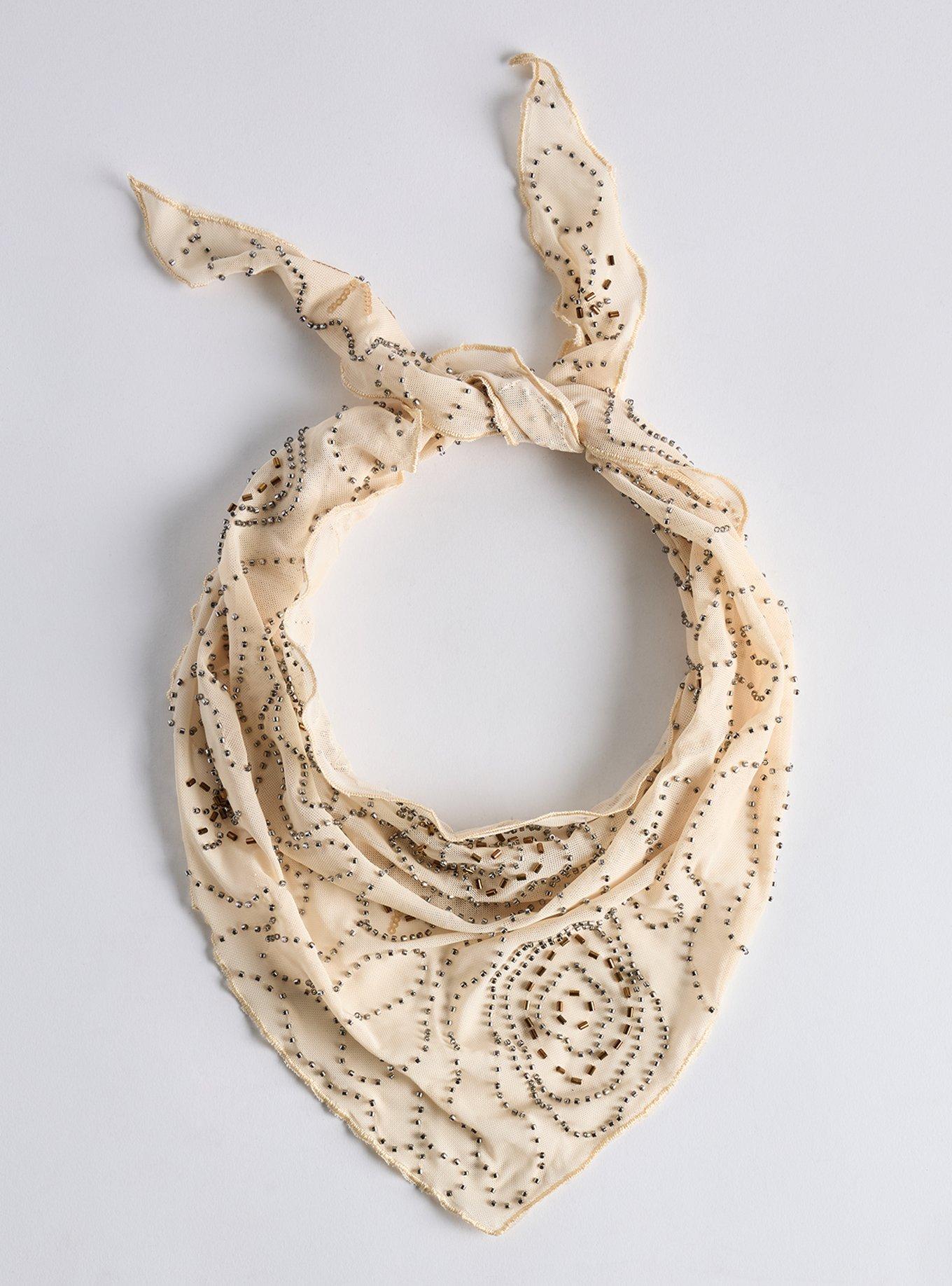 Sequin Hair Scarf, , hi-res