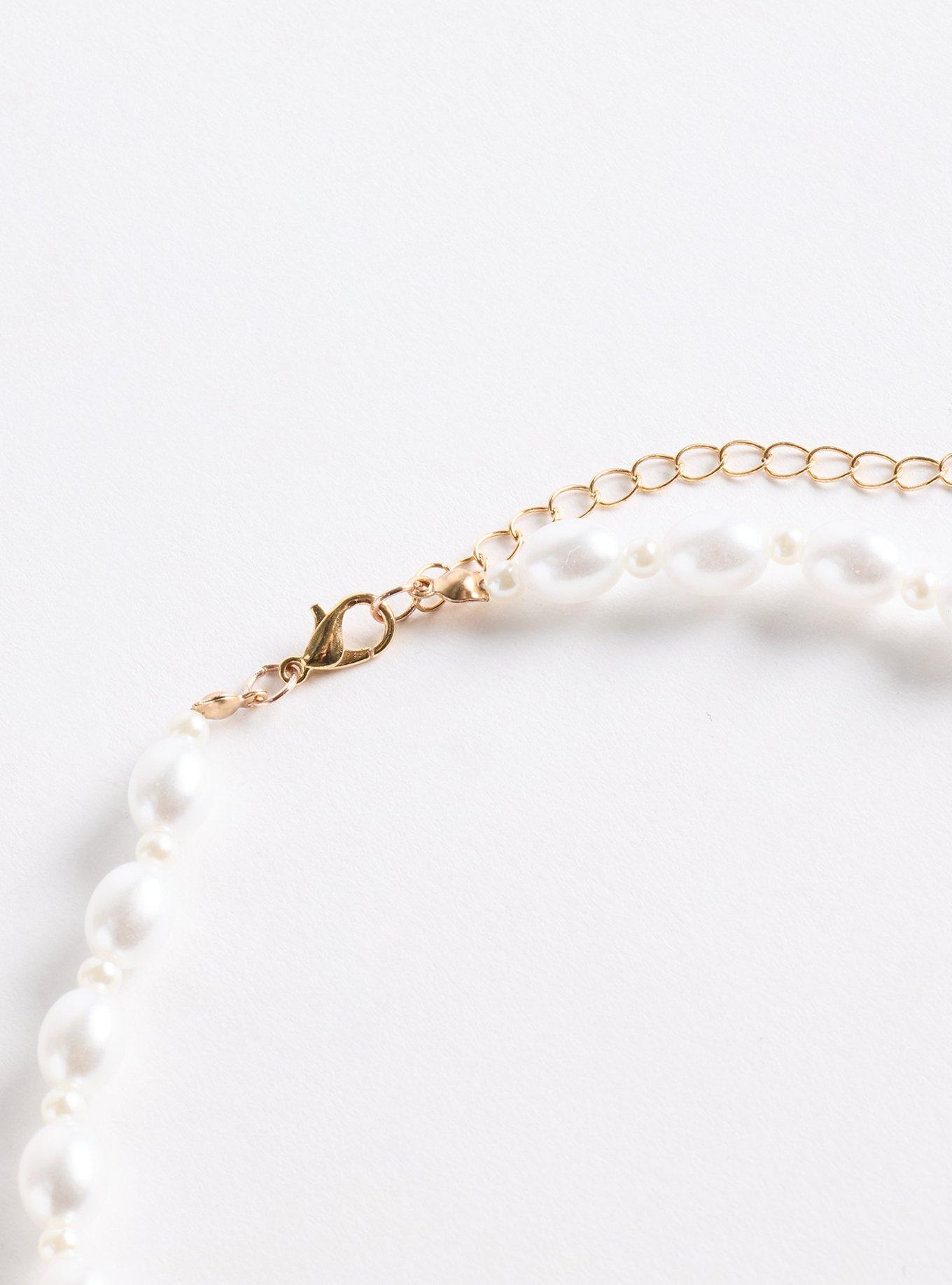 Pearl Charm Necklace, , alternate