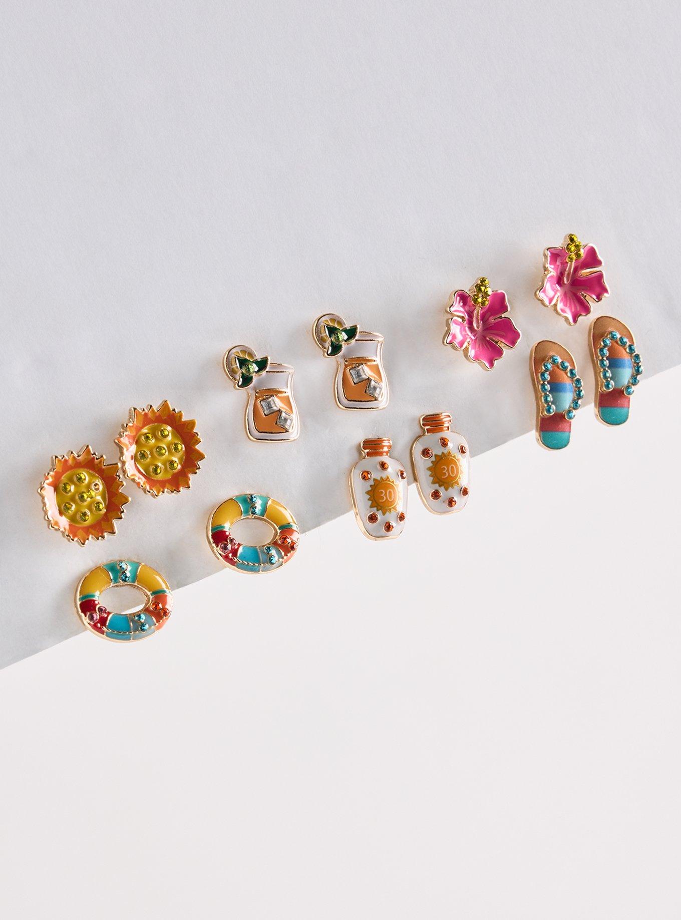Summer Whimsy Stud Earring Set, , hi-res