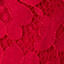 Harper Lace Short Sleeve Blouse, JESTER RED, swatch