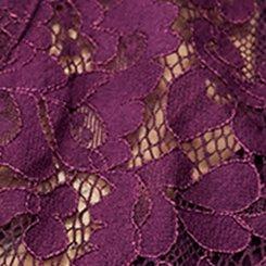 Harper Lace Short Sleeve Blouse, POTENT PURPLE, swatch