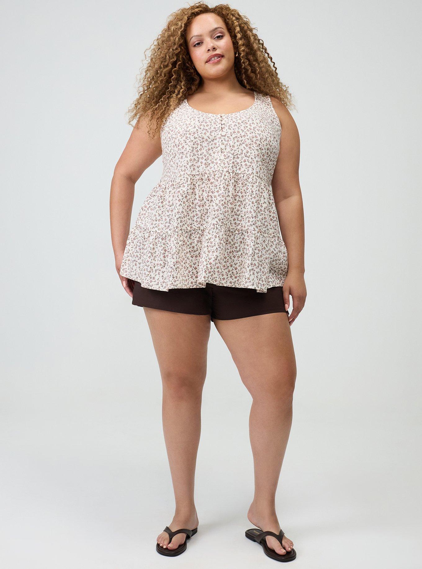 Challis Tiered Tunic Tank, ROWEN JACO DITSY PINK, alternate