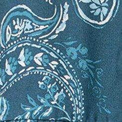 Challis Tiered Tunic Tank, SWEETHEART PAISLEY NAVY, swatch