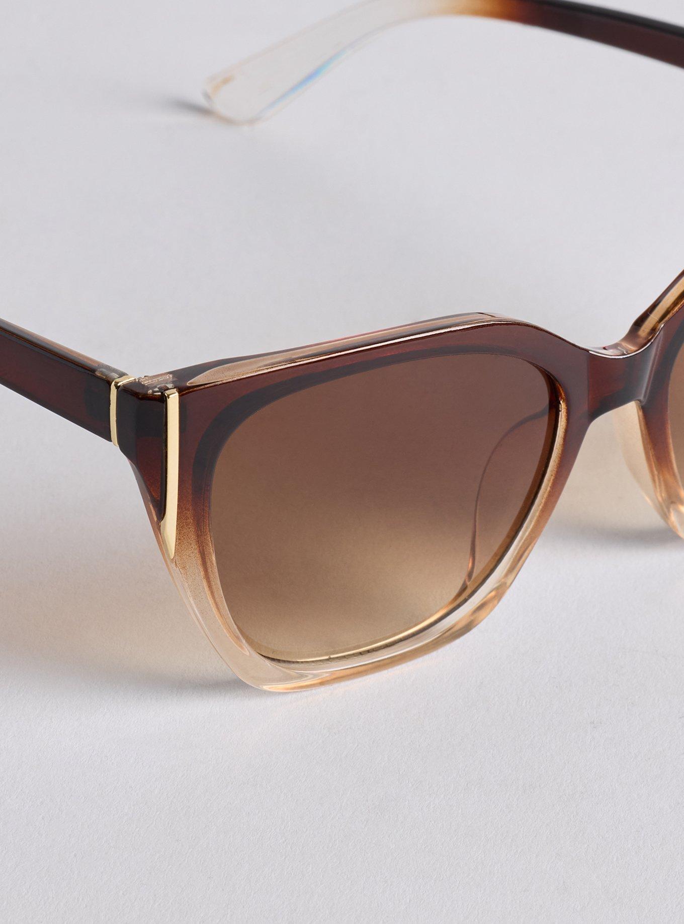 Cateye Ombre Lens Sunglasses, , alternate