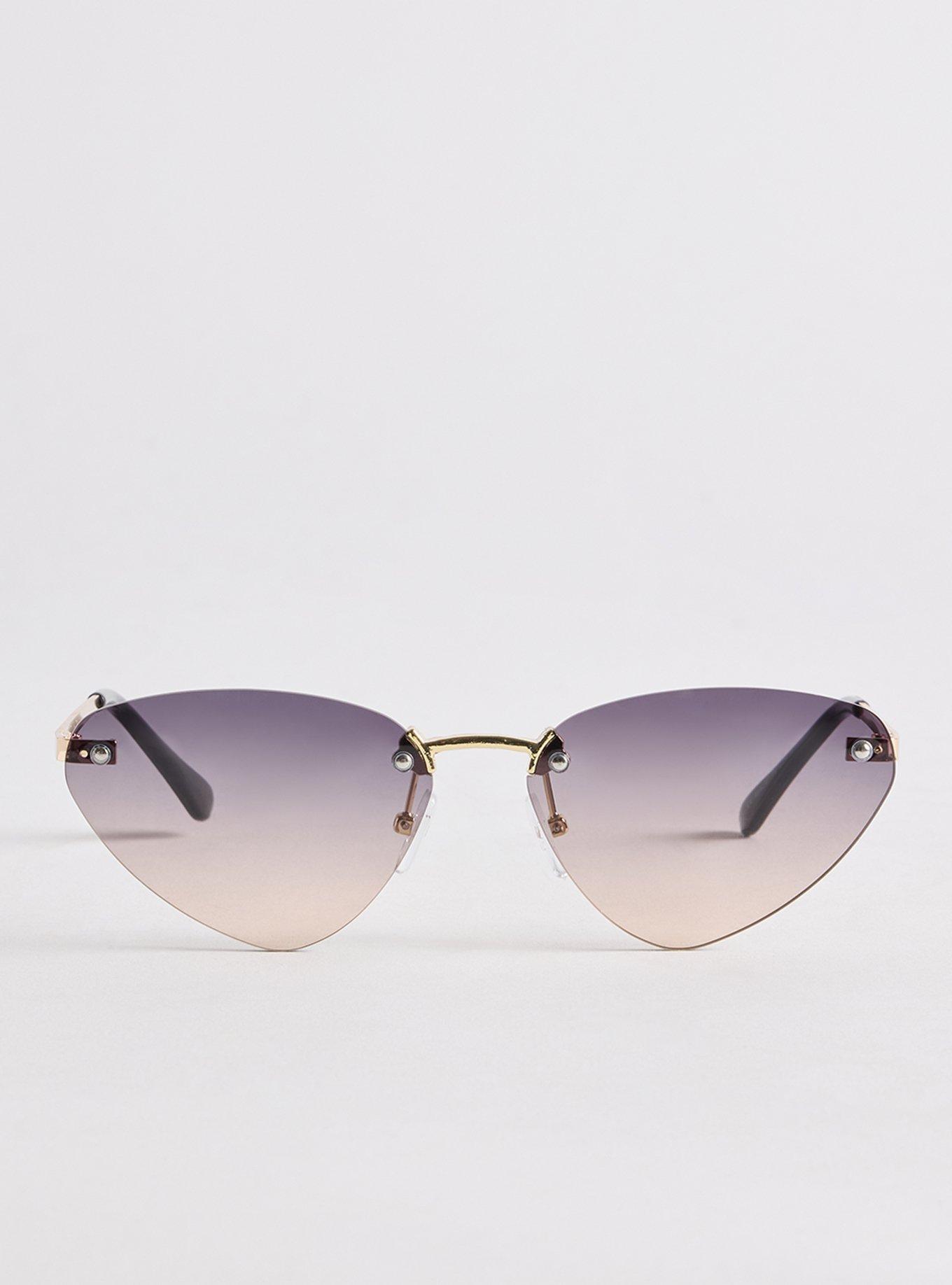 Rimless Cateye Sunglasses, , hi-res