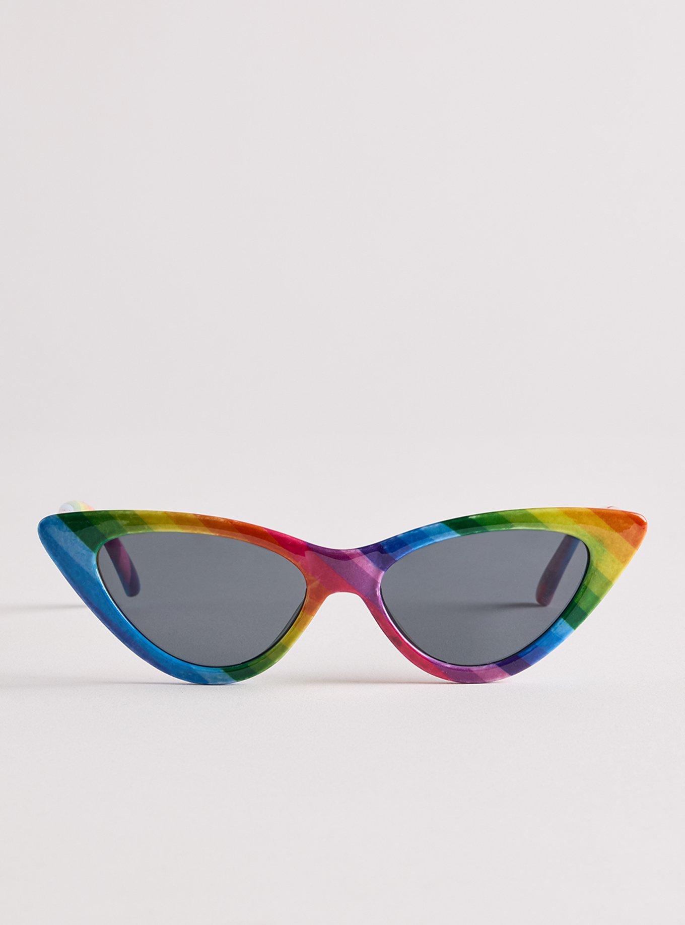 Pride Cateye Smoke Lens Sunglasses, , hi-res