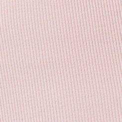 Plus Size Cotton Modal Rib Curved Henley Top, SILVER PINK, swatch