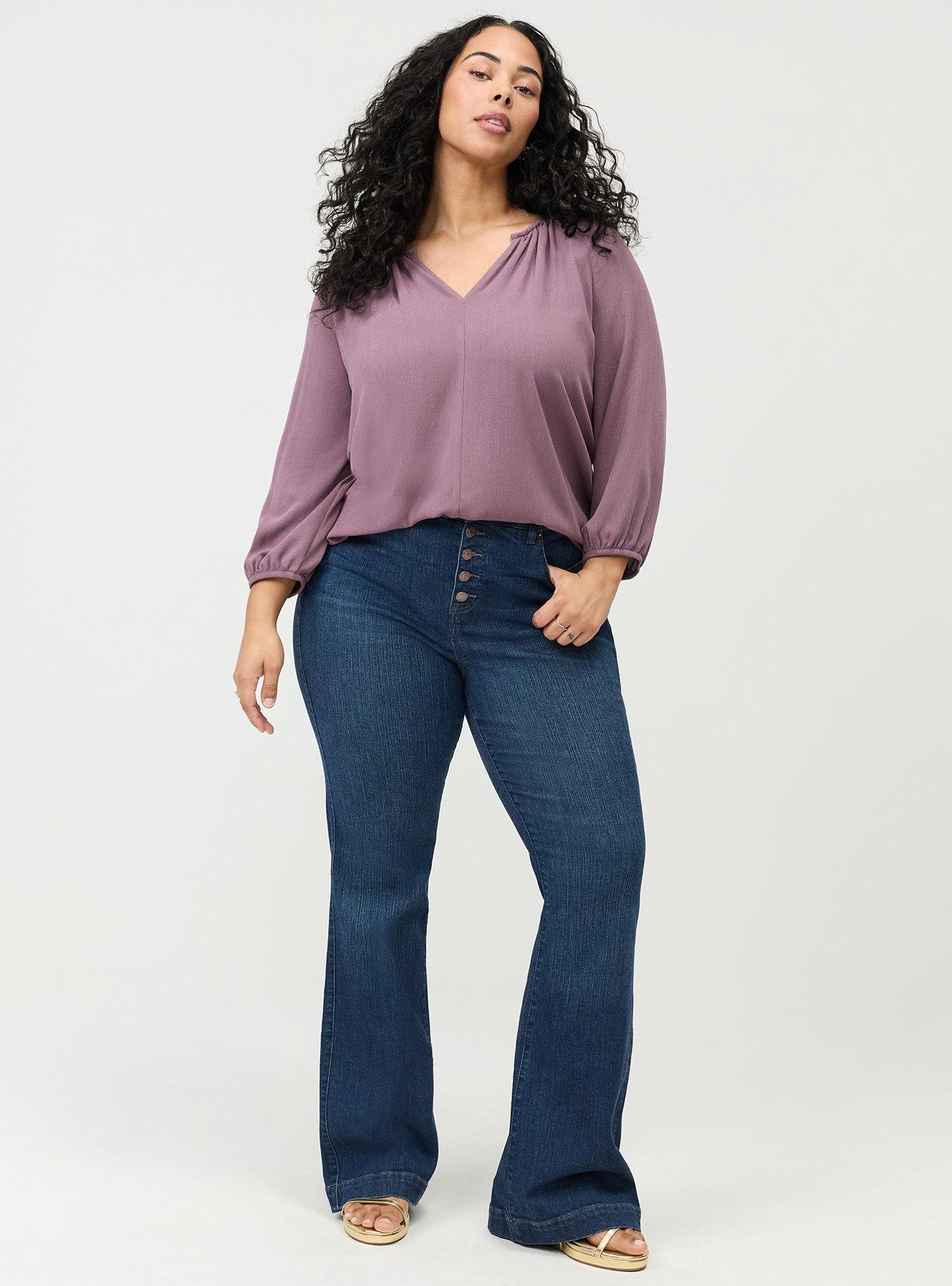 Crinkle Gauze Raglan Top, FLINT, alternate