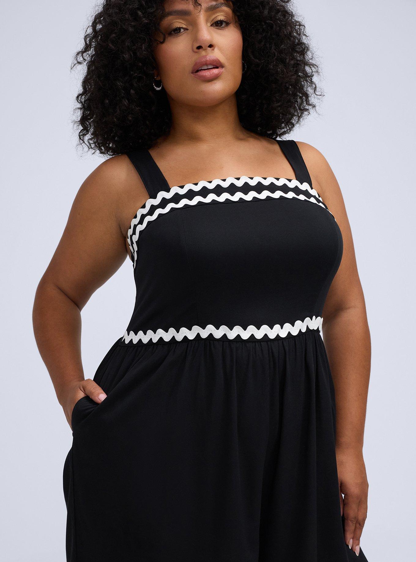 Belle Isle Smocked Romper, DEEP BLACK, alternate