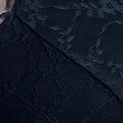 Plus Size Nightfall Buckle Detail Mini Dress, DEEP BLACK, swatch