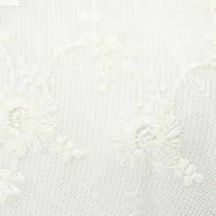 Plus Size Abbey Embroidered Mesh Top, WHISPER WHITE, swatch