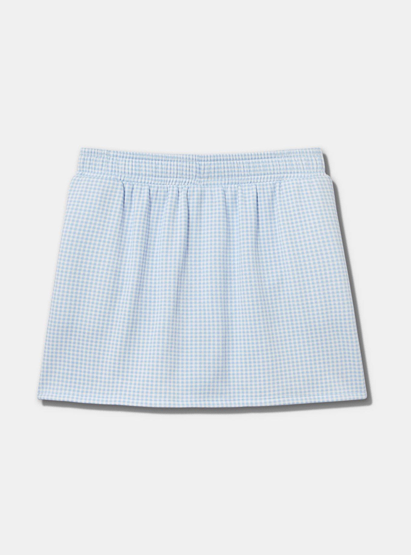 LoveSick Sweatskort, LE PETIT GINGHAM BLUE, flat