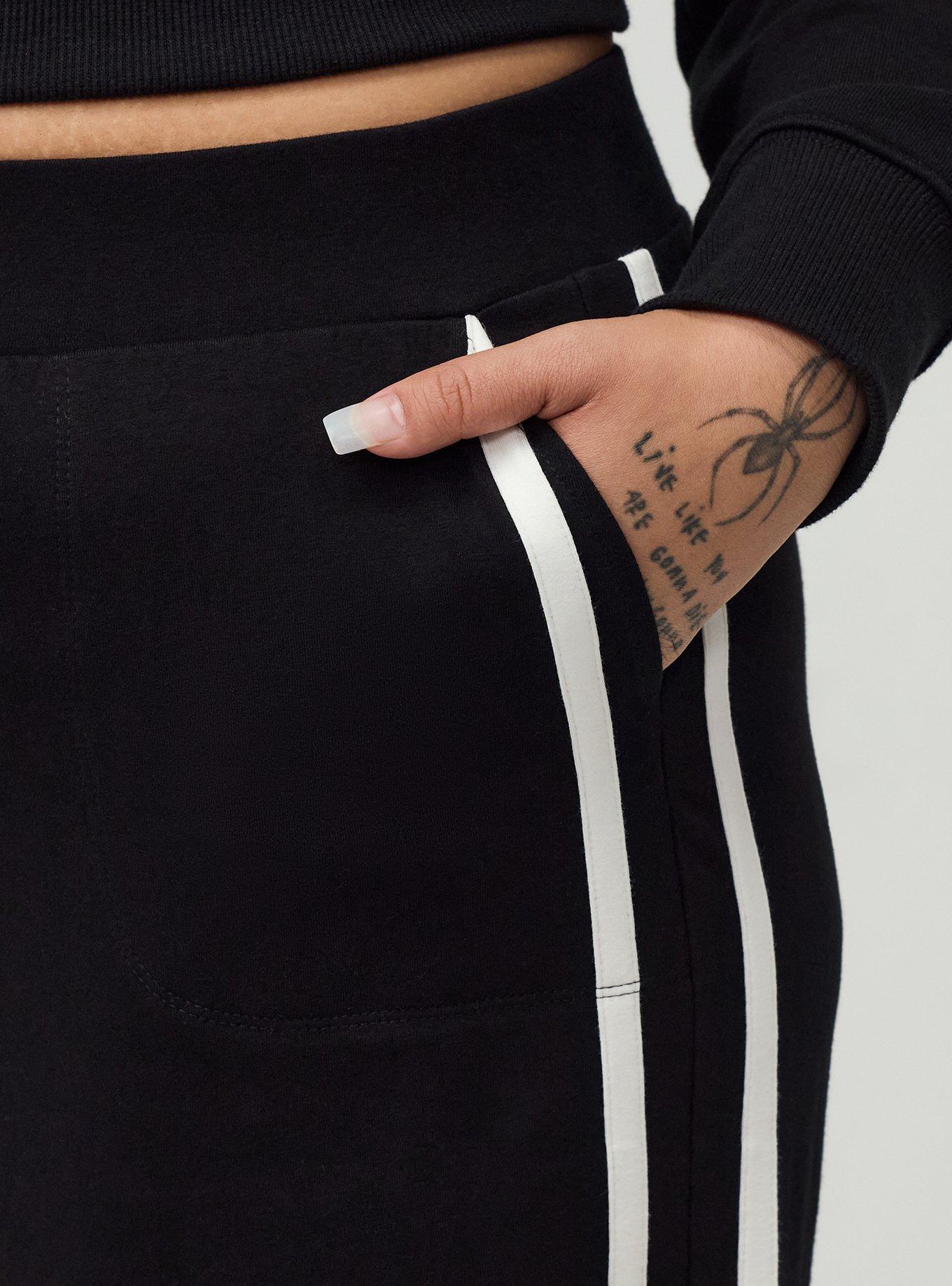 Wide Leg Legging, BLACK, alternate