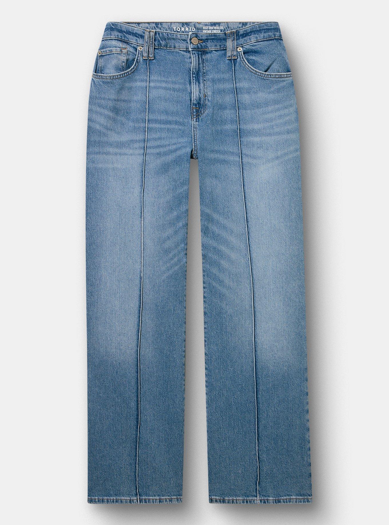 High-Rise Wide-Leg Jean, TATTLETALE, flat