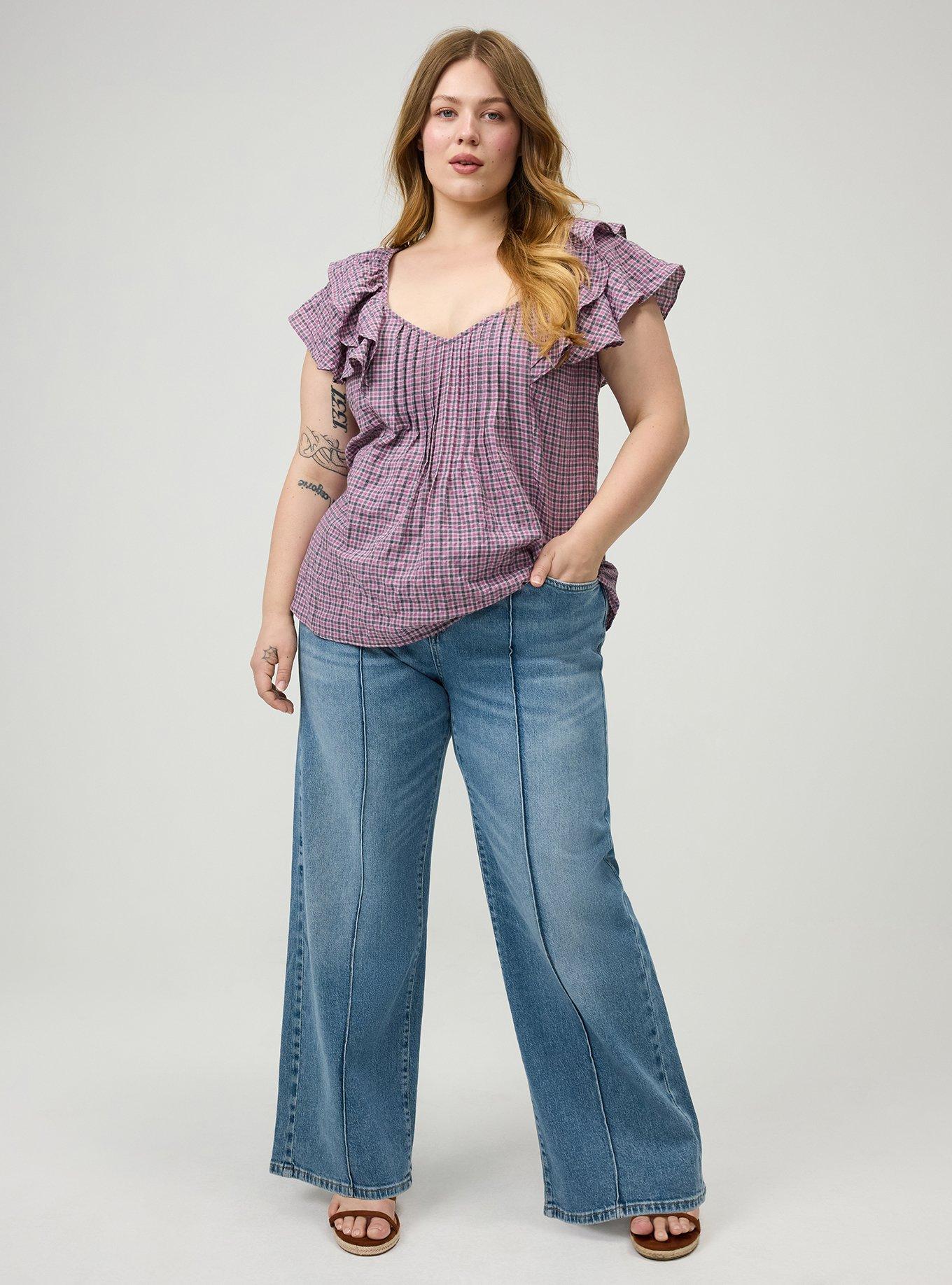 Plus Size - High-Rise Wide-Leg Jean - Torrid