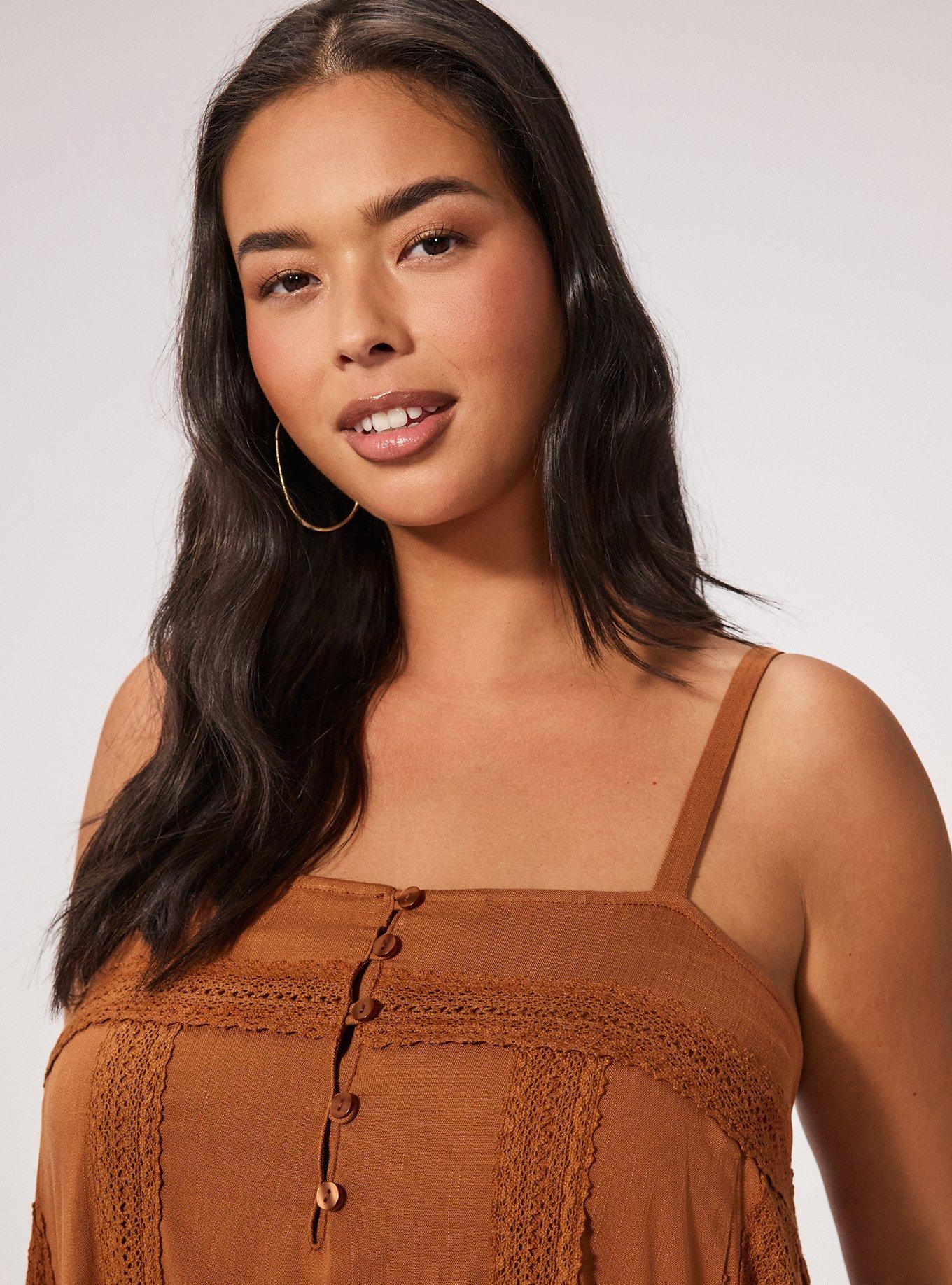 Festi Square Neck Hanky Hem Maxi Dress, MOCHA BISQUE, alternate