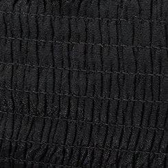 Festi Off-Shoulder Lace-Up Maxi Dress, DEEP BLACK, swatch