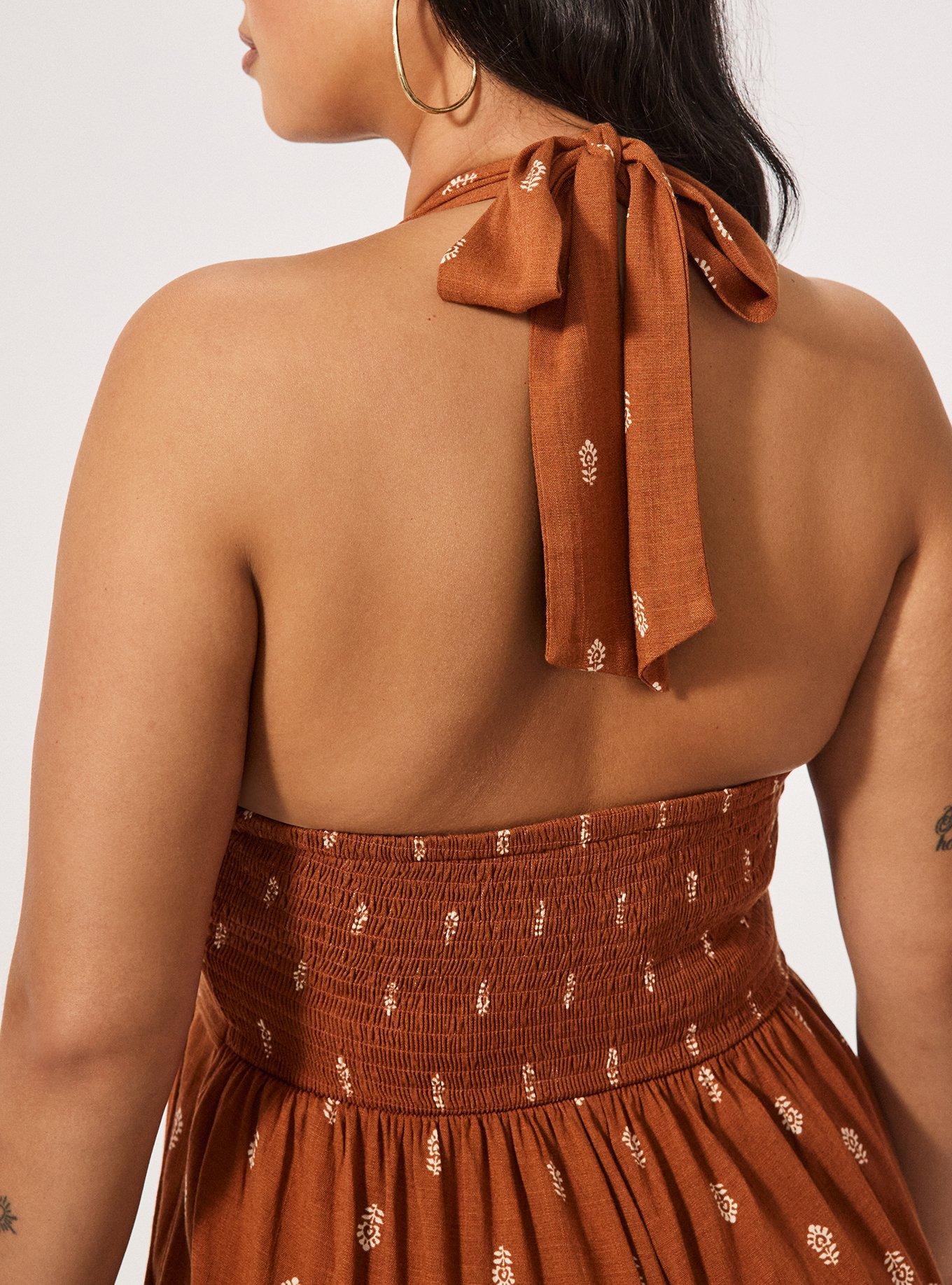 Festi Halter Jumpsuit, MIKKA MOTIFS SPICE, alternate