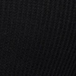 Tiered Waffle Knit Mini Dress, DEEP BLACK, swatch