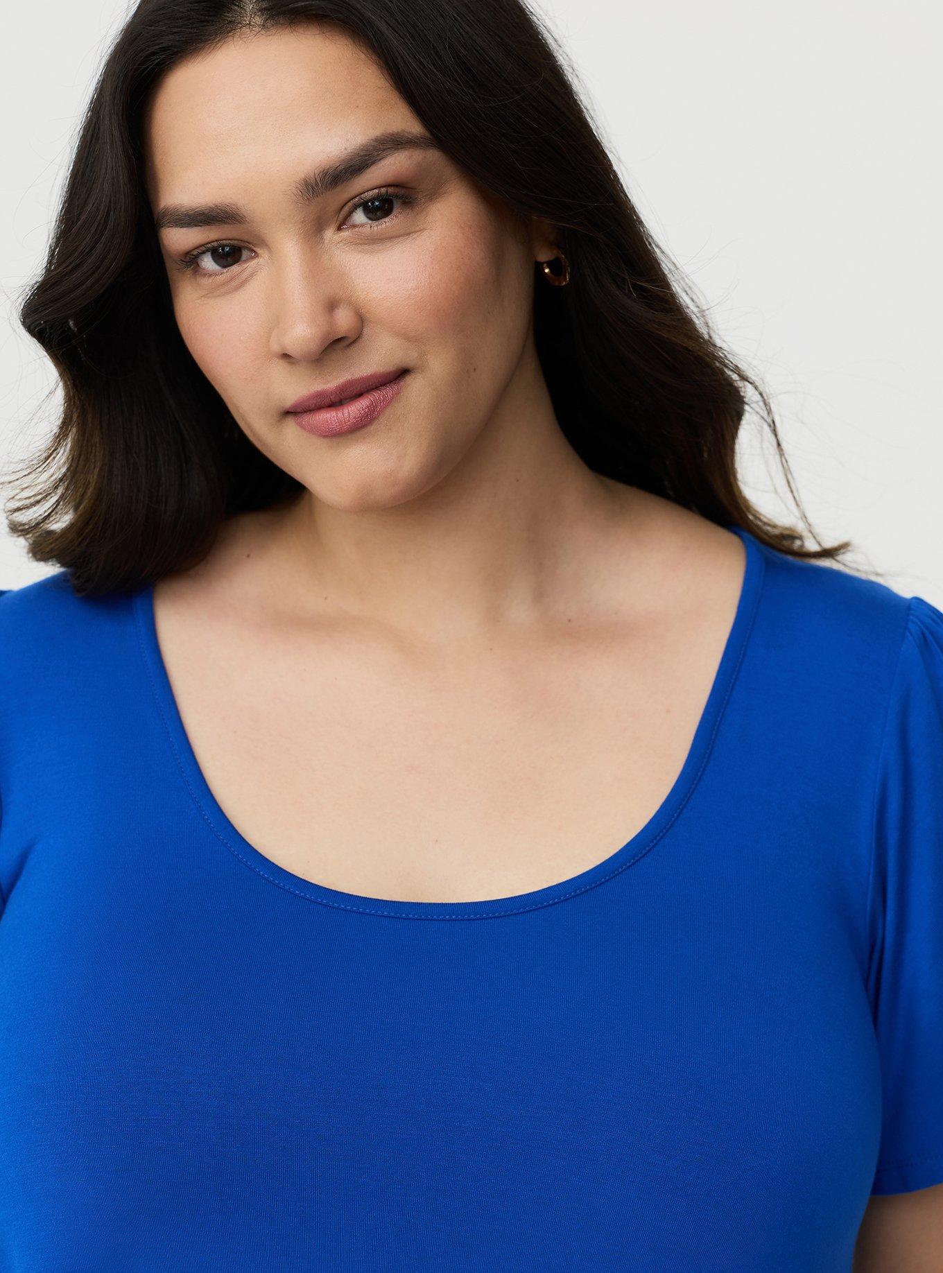 Super Soft Scoop Flutter Sleeve Top, SURF THE WEB, alternate