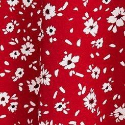 Super Soft Scoop Flutter Sleeve Top, DOLLY DAISY FLORAL RED, swatch