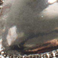 Textured Bead Stretch Bracelet Set, SILVER, swatch