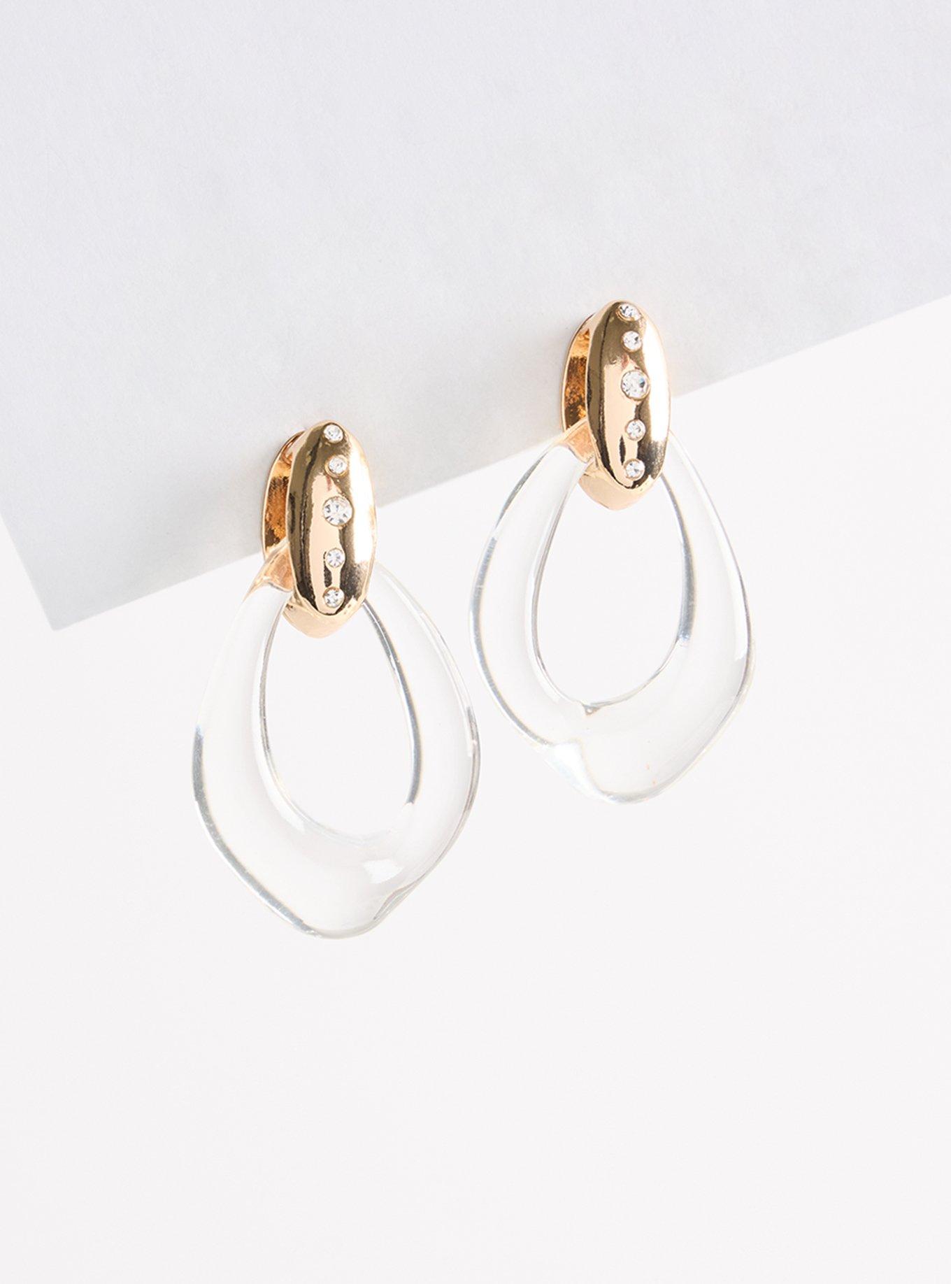 Organic Statement Hoop Earring, , hi-res