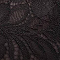 Carrie Unlined Triangle Lace Bralette, RICH BLACK, swatch