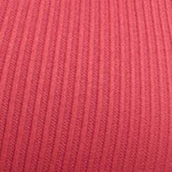 Plus Size Lightly Lined Seamless Rib V-Neck Bralette, GARNET, swatch