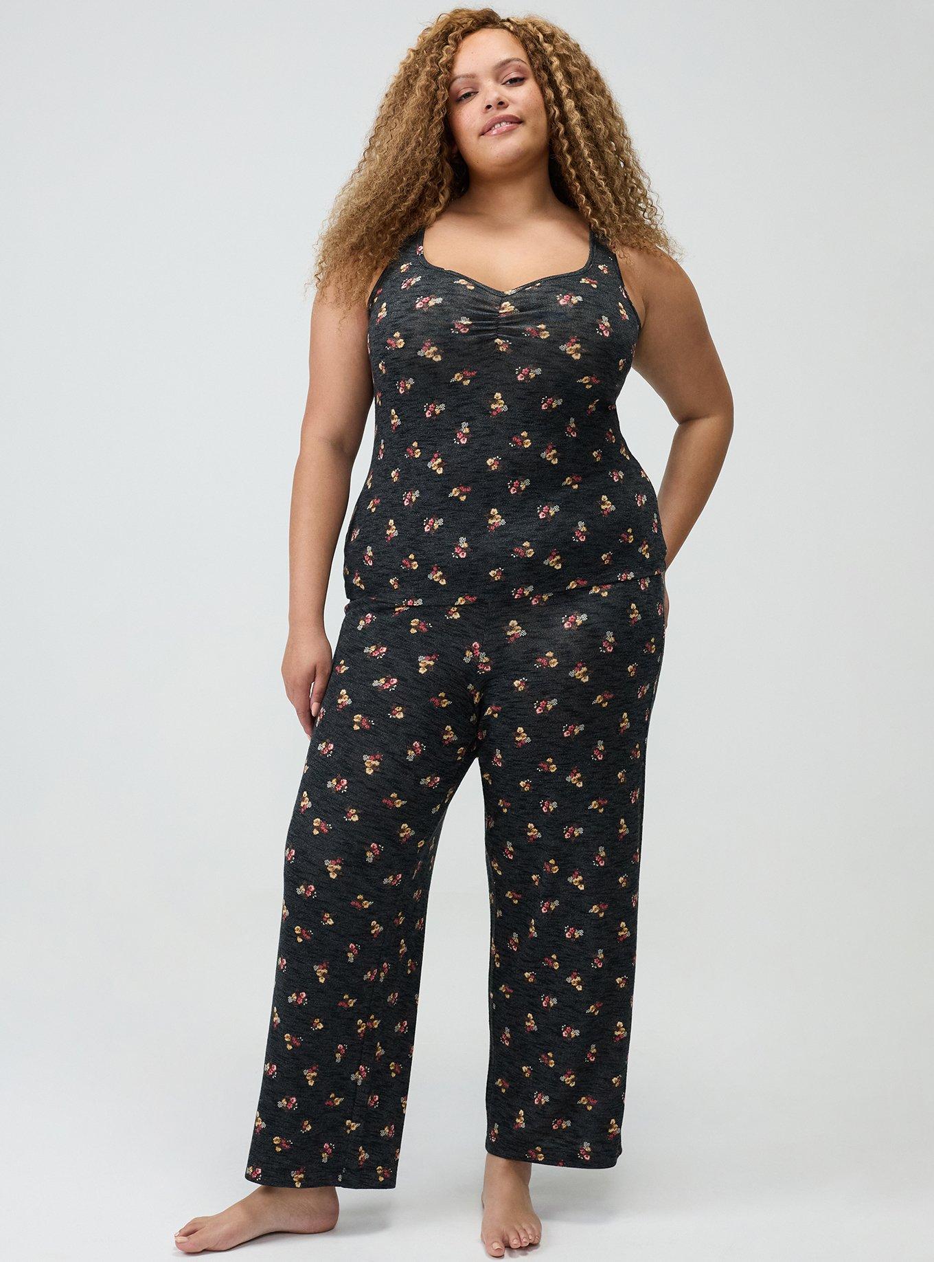 Hacci Lounge Tank, SANDY FLORAL BLACK, alternate
