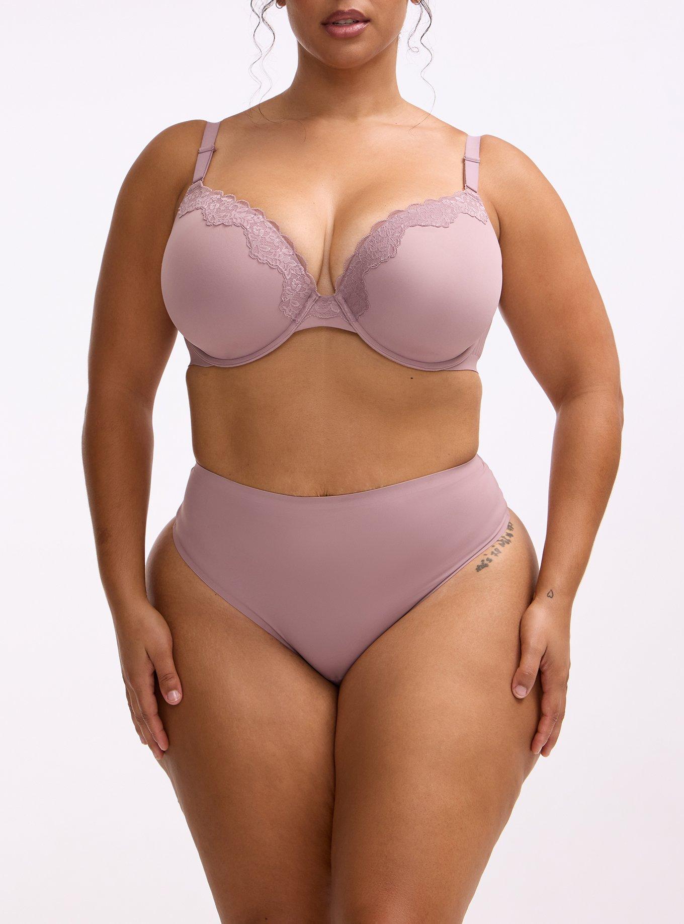 Cloud Mid-Rise Thong Panty, TOADSTOOL, alternate