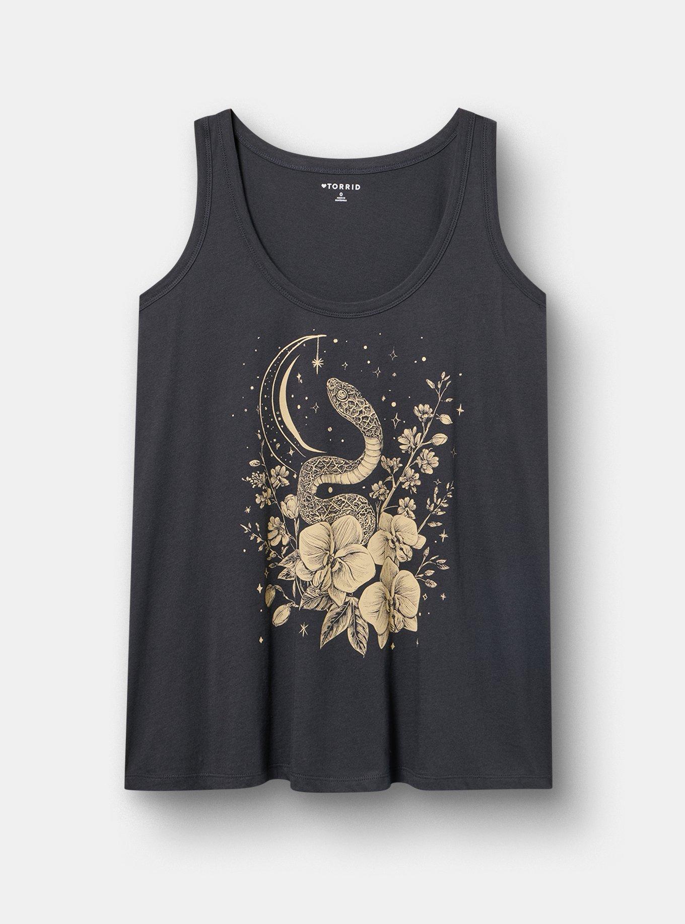 Heritage Jersey Scoop Tank, MOONLIT SNAKE OBSIDIAN, hi-res