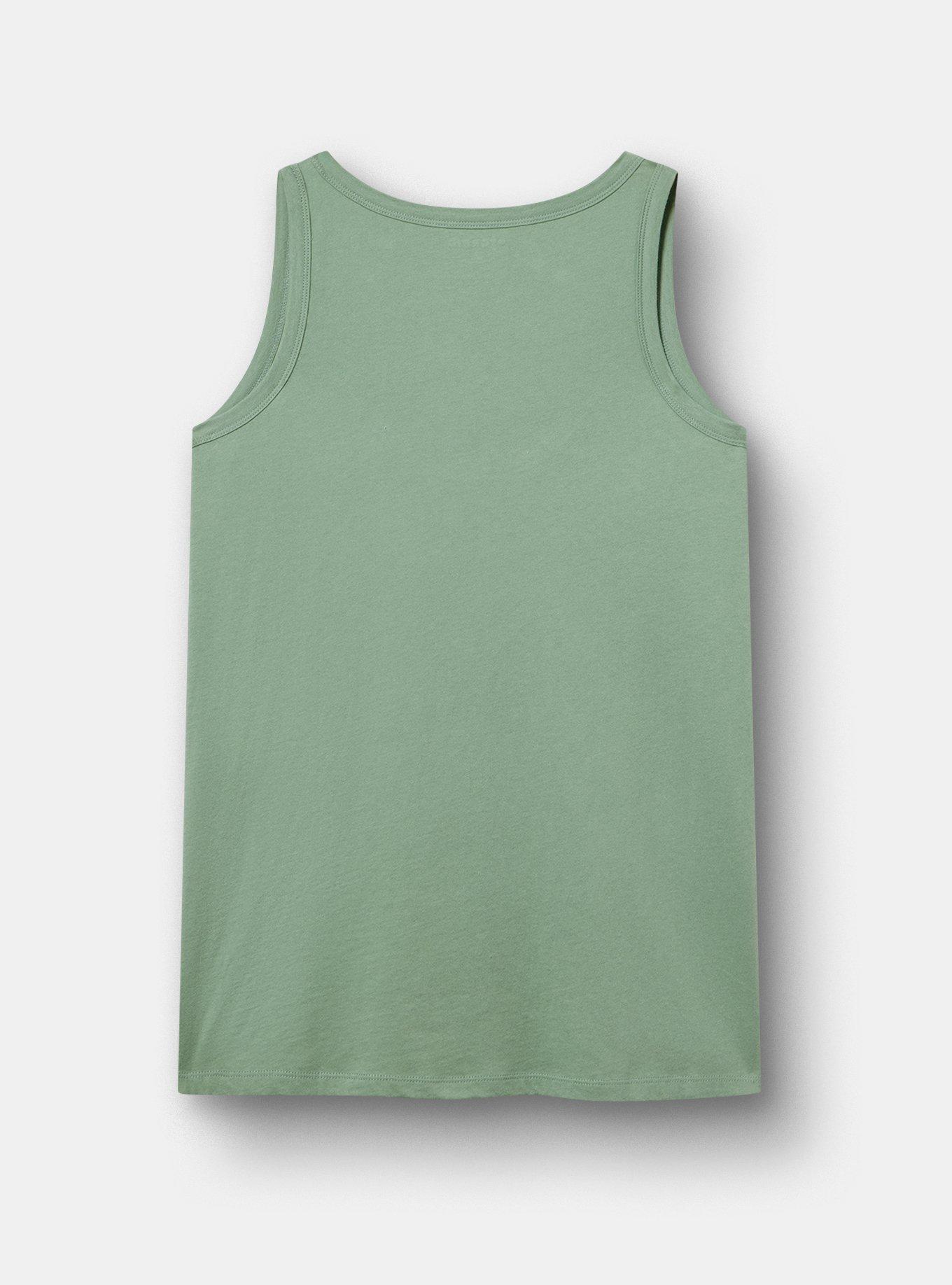 Heritage Jersey Scoop Tank, DOGS OVER EVERYTHING HEDGE GREEN, alternate