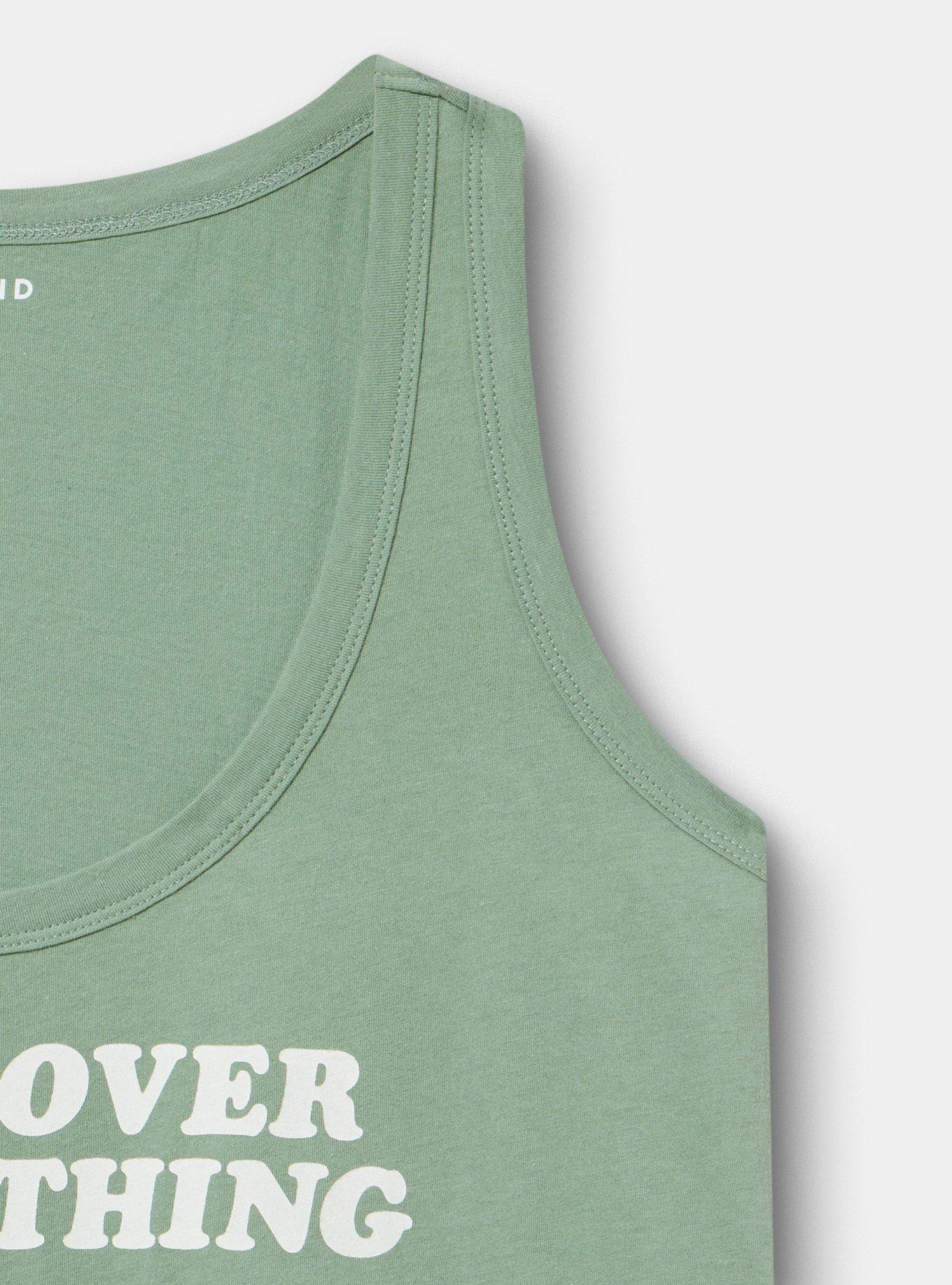 Heritage Jersey Scoop Tank, DOGS OVER EVERYTHING HEDGE GREEN, alternate