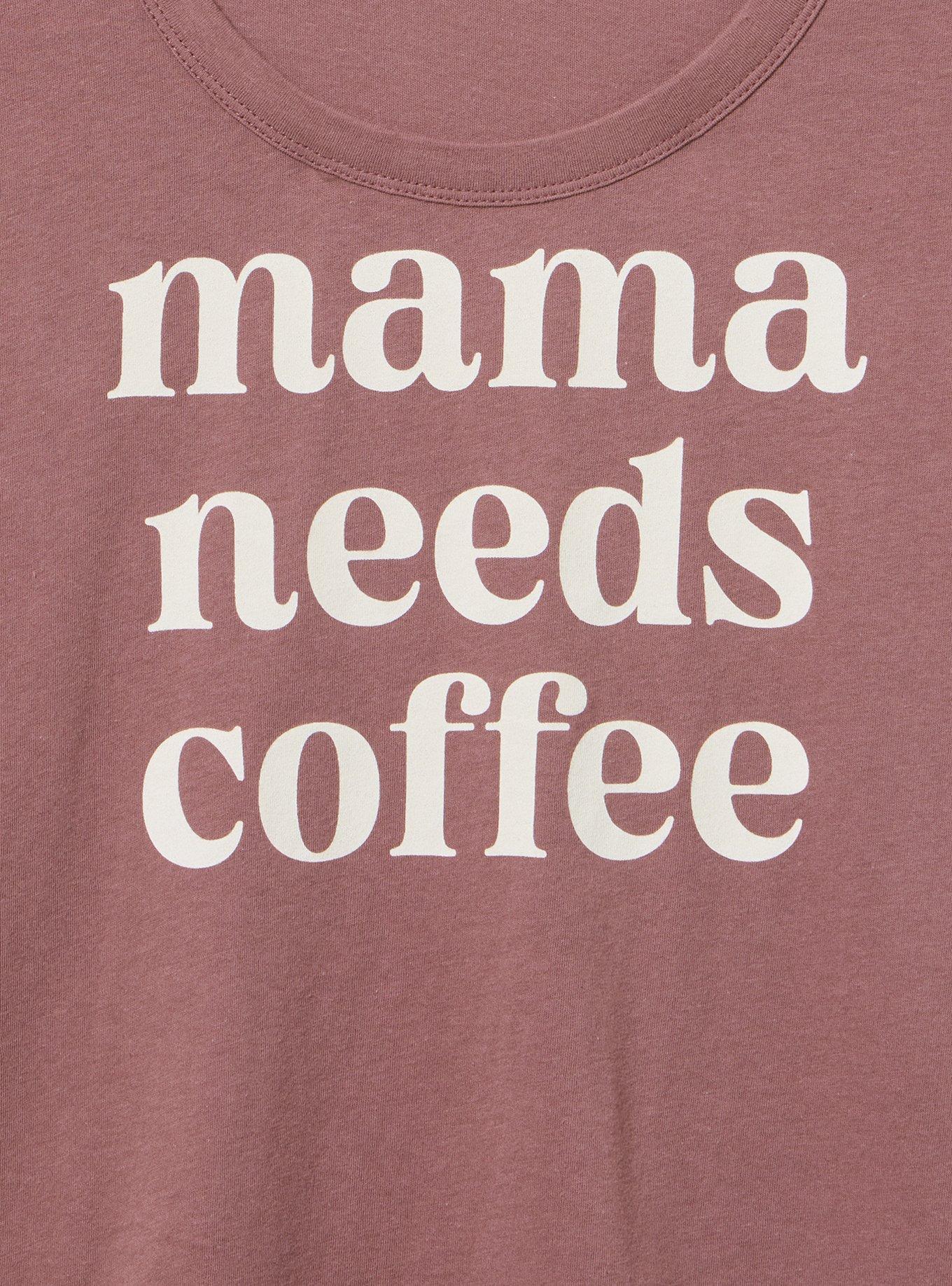 Heritage Jersey Scoop Tank, MAMA NEEDS COFFEE ROSE TAUPE, alternate