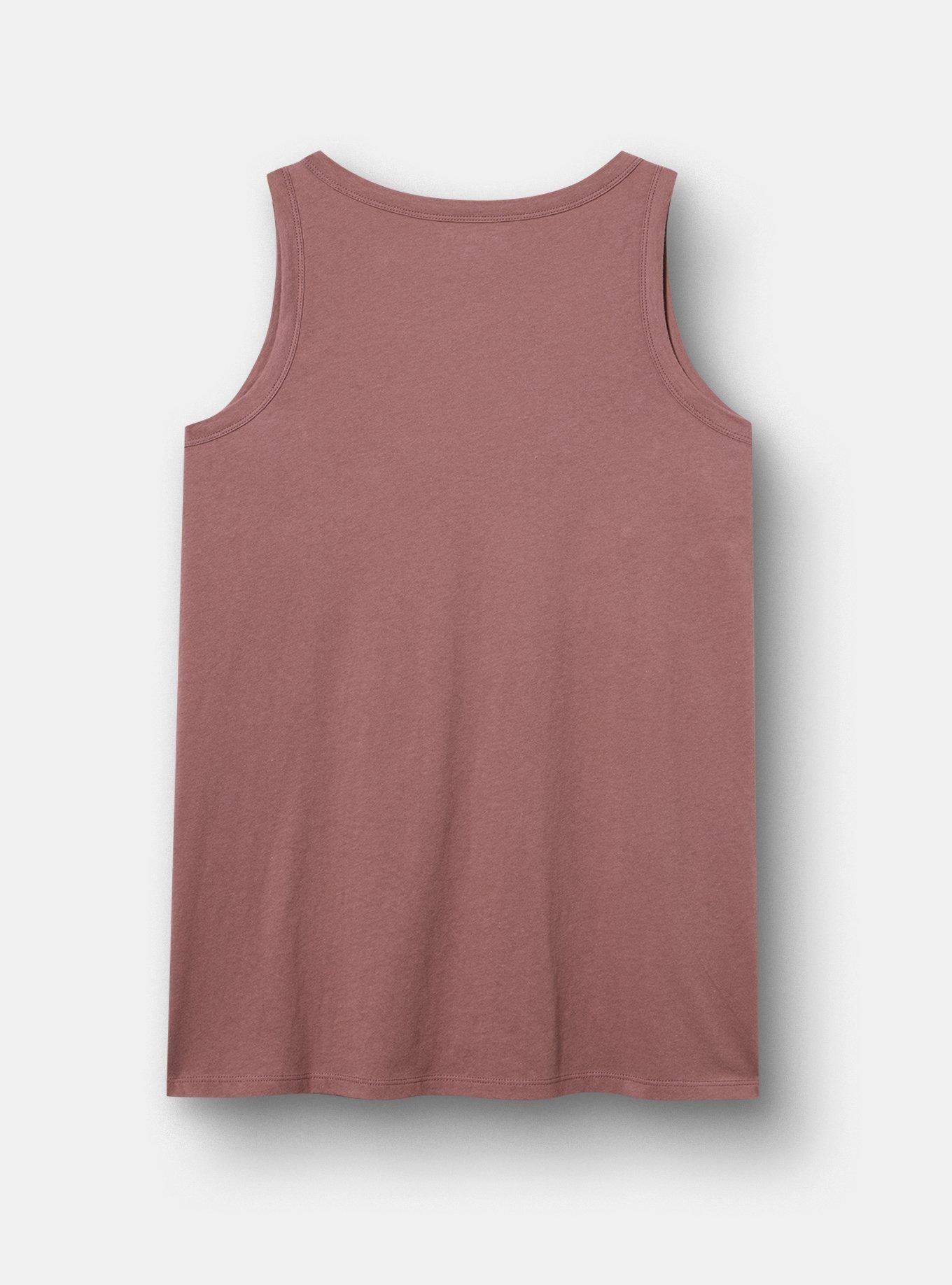 Heritage Jersey Scoop Tank, MAMA NEEDS COFFEE ROSE TAUPE, alternate