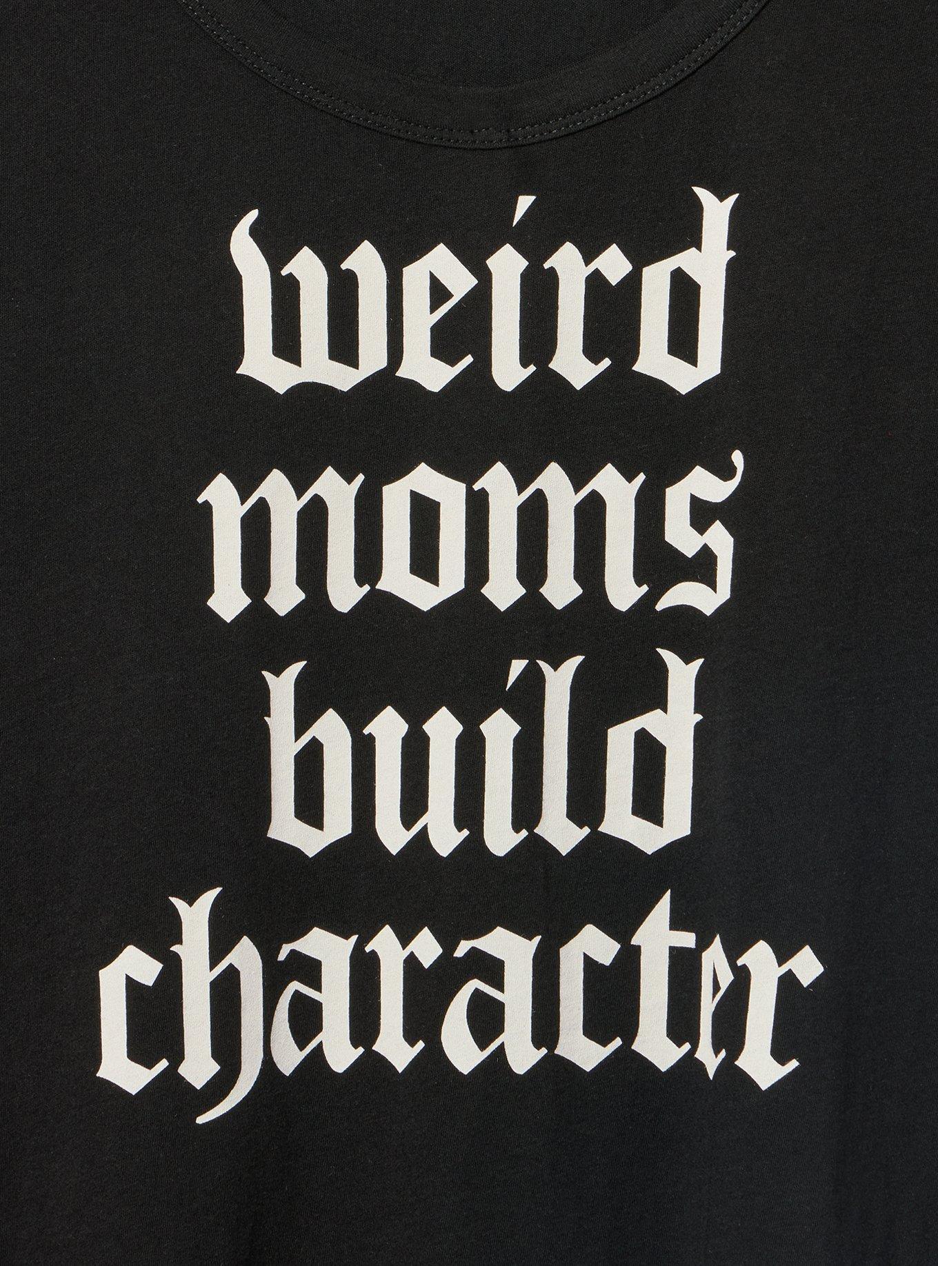 Heritage Jersey Scoop Tank, WEIRD MOMS DEEP BLACK, alternate