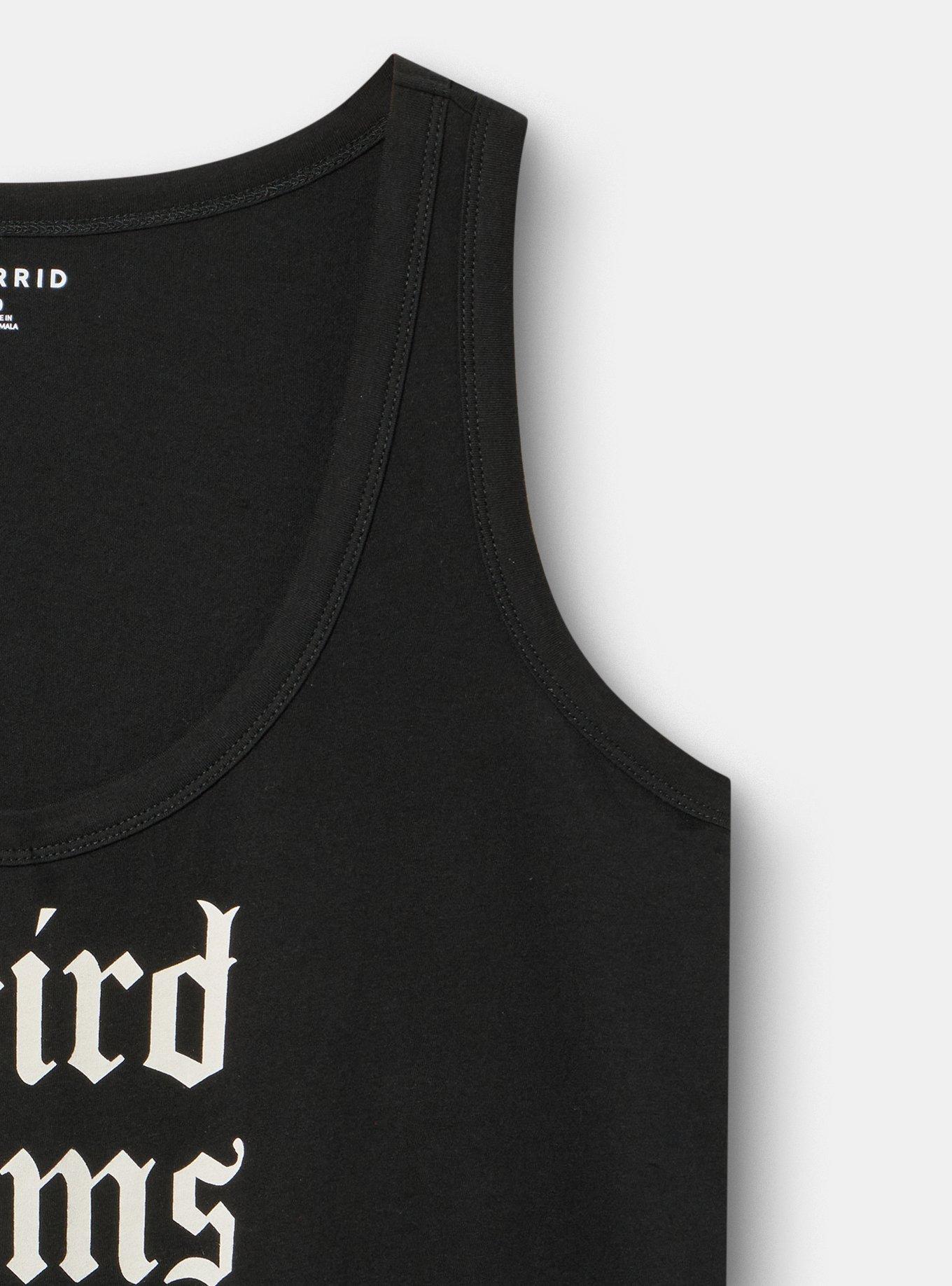 Heritage Jersey Scoop Tank, WEIRD MOMS DEEP BLACK, alternate