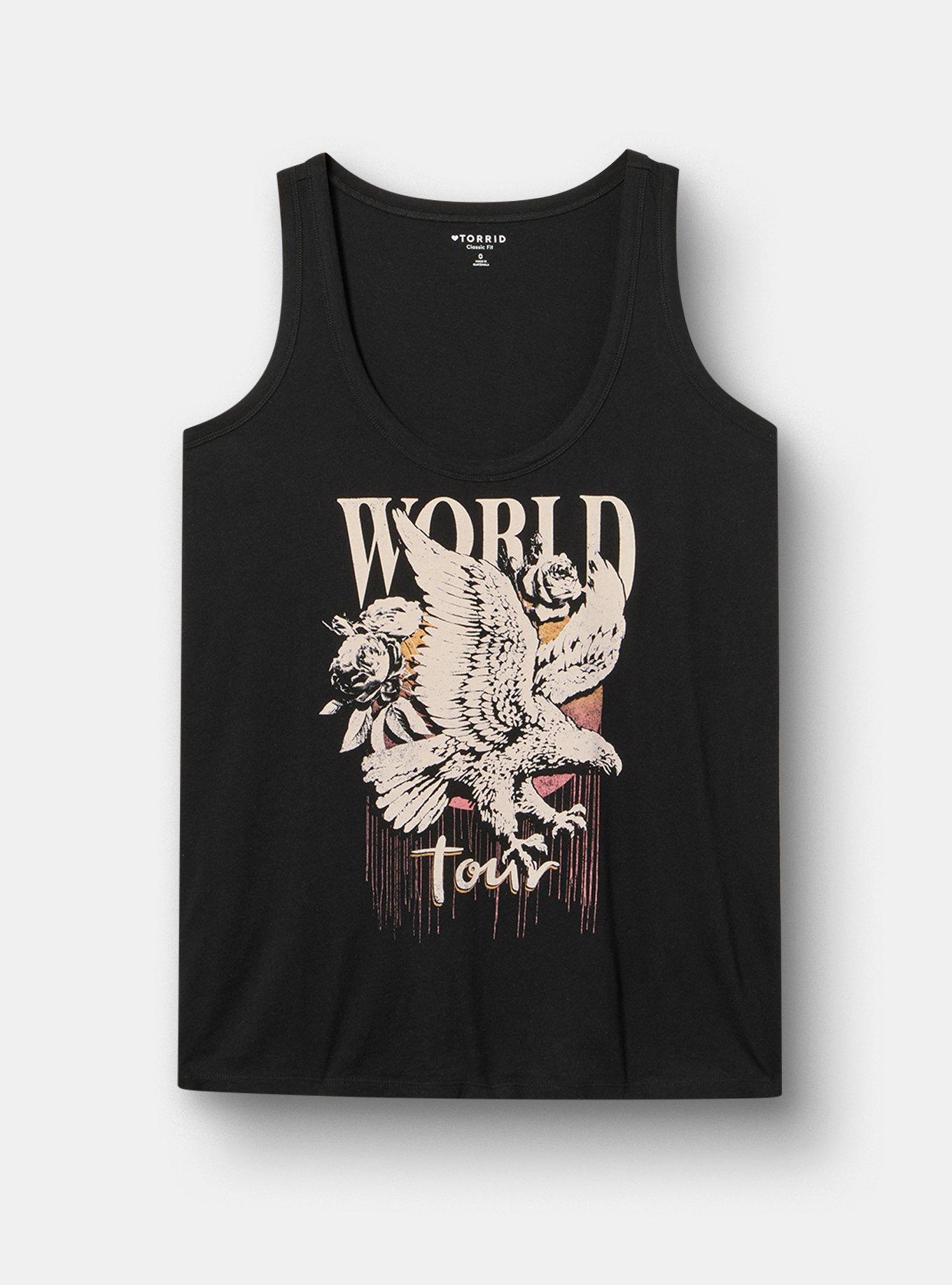 Heritage Jersey Scoop Tank, WORLD TOUR DEEP BLACK, hi-res