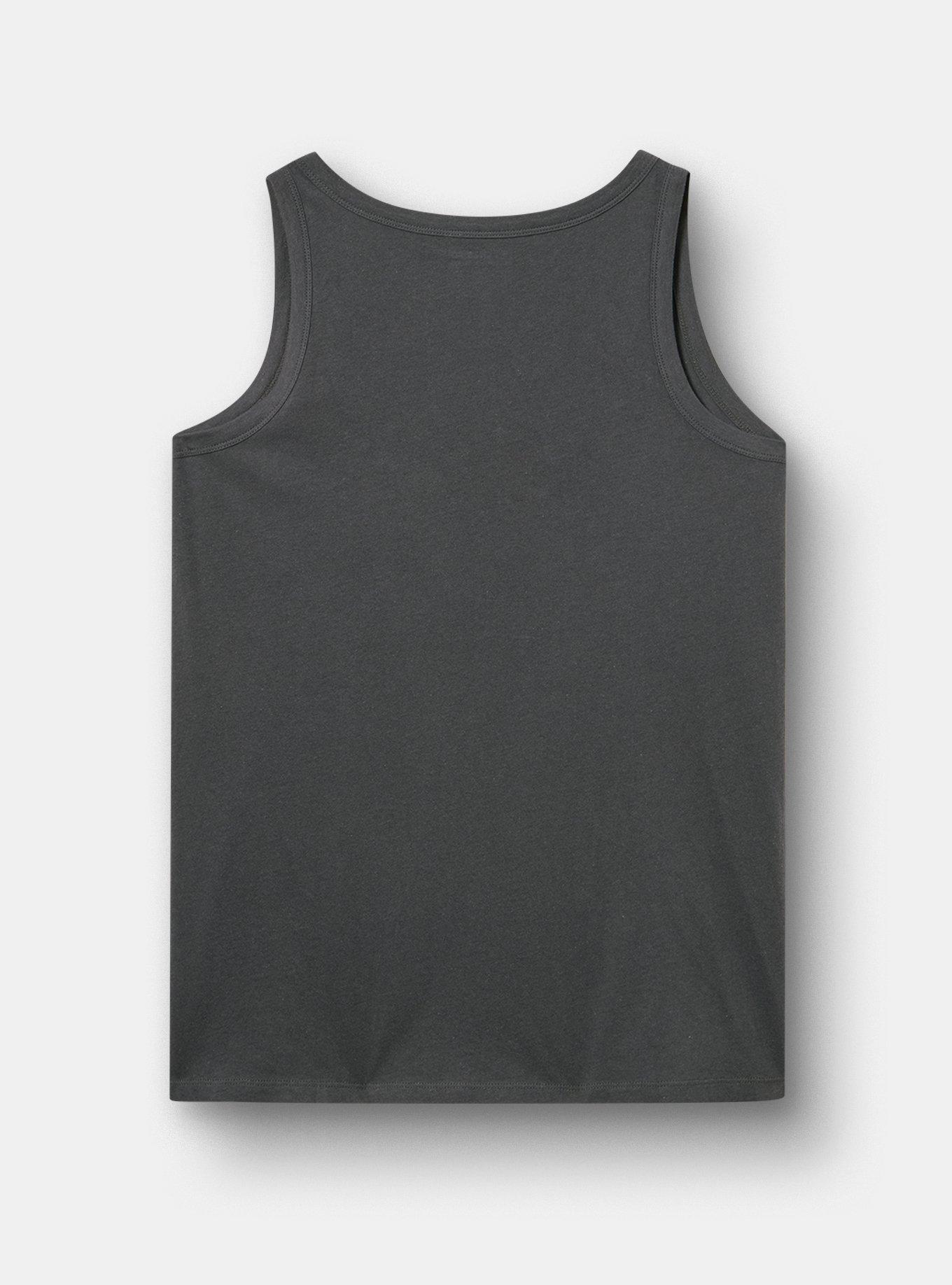 Heritage Jersey Scoop Tank, MUERTA CORAZON VINTAGE BLACK, alternate