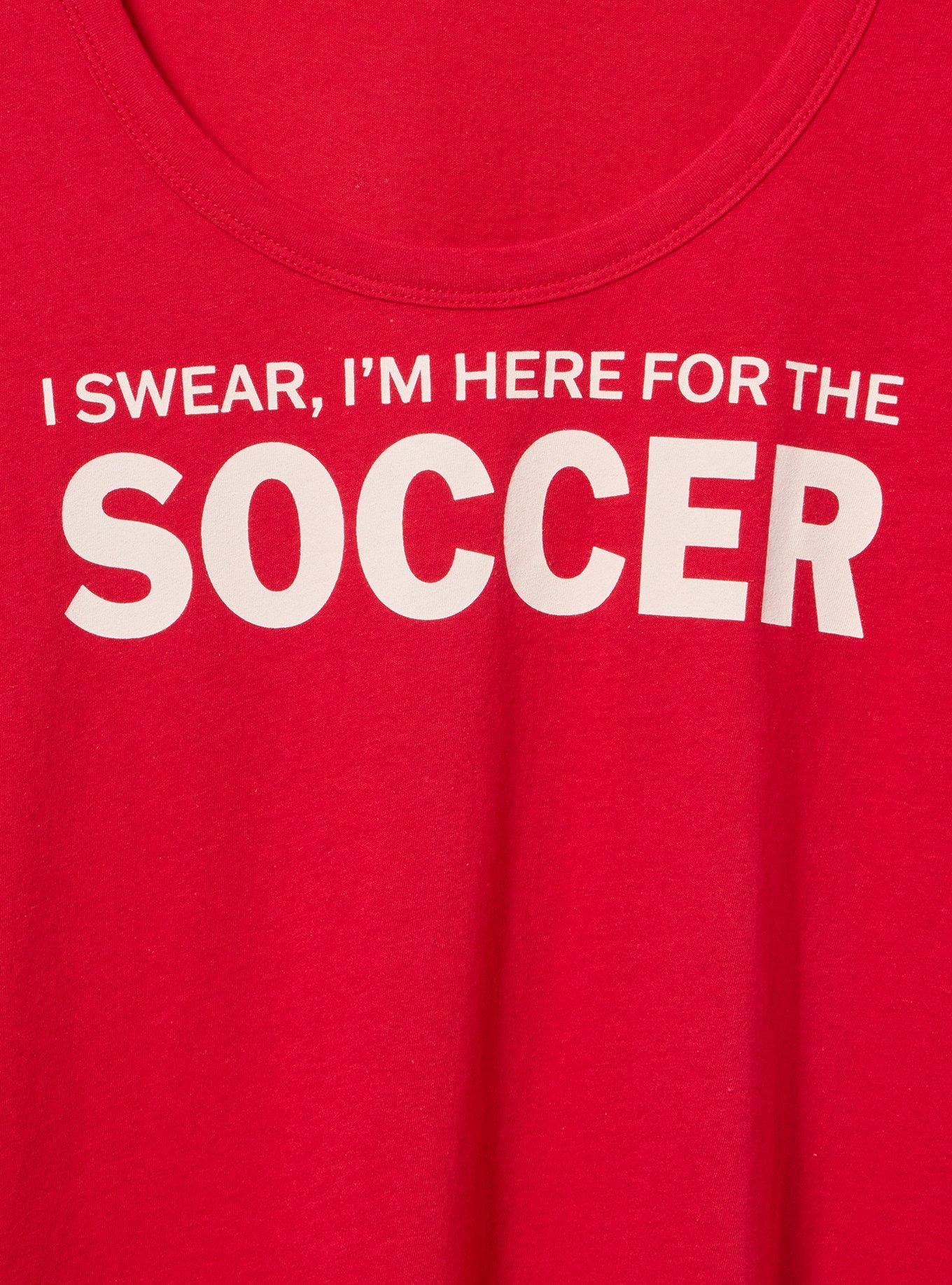 Heritage Jersey Scoop Tank, I SWEAR IM HERE FOR THE SOCCER JESTER RED, alternate