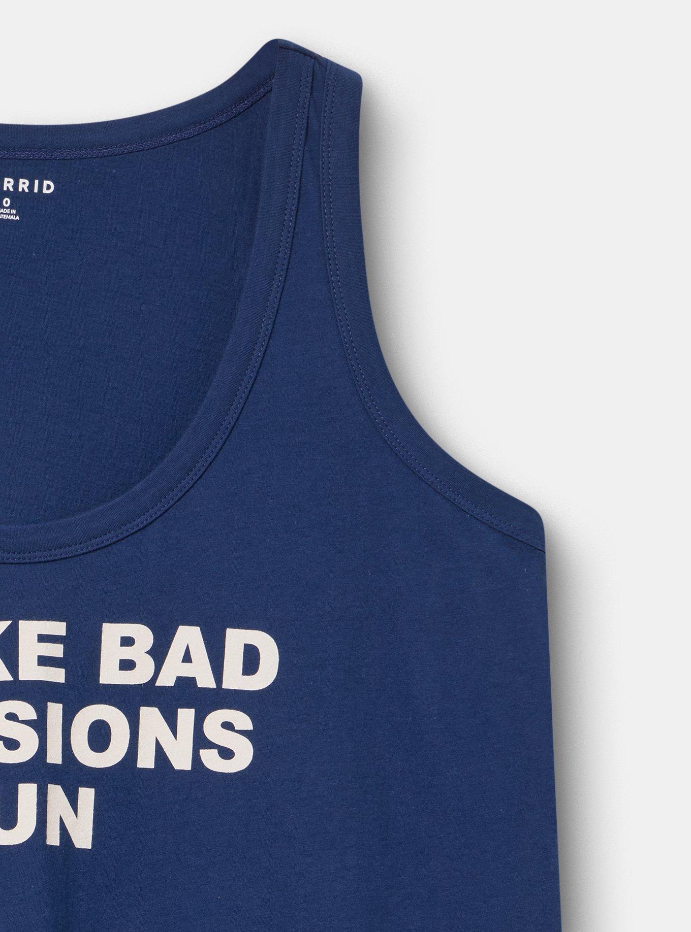 Heritage Jersey Scoop Tank, BAD DECISIONS MEDIEVAL BLUE, alternate