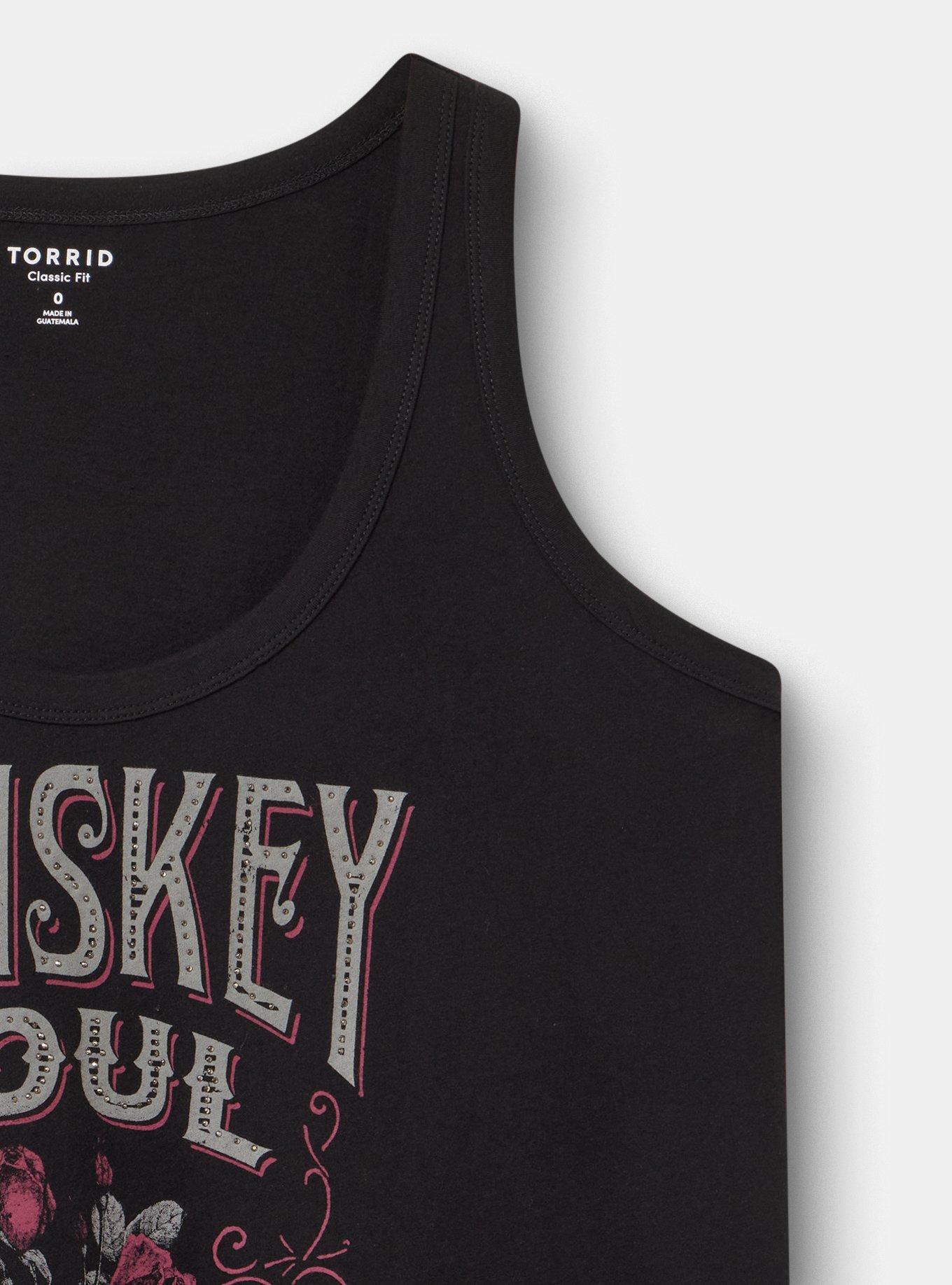 Heritage Jersey Scoop Tank, WHISKEY ROSE DEEP BLACK, alternate